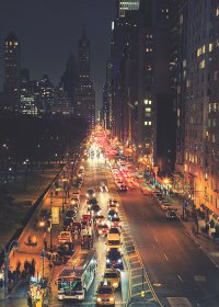 夜幕下的青鸟少年