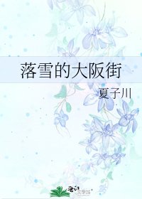 落雪的大阪街
